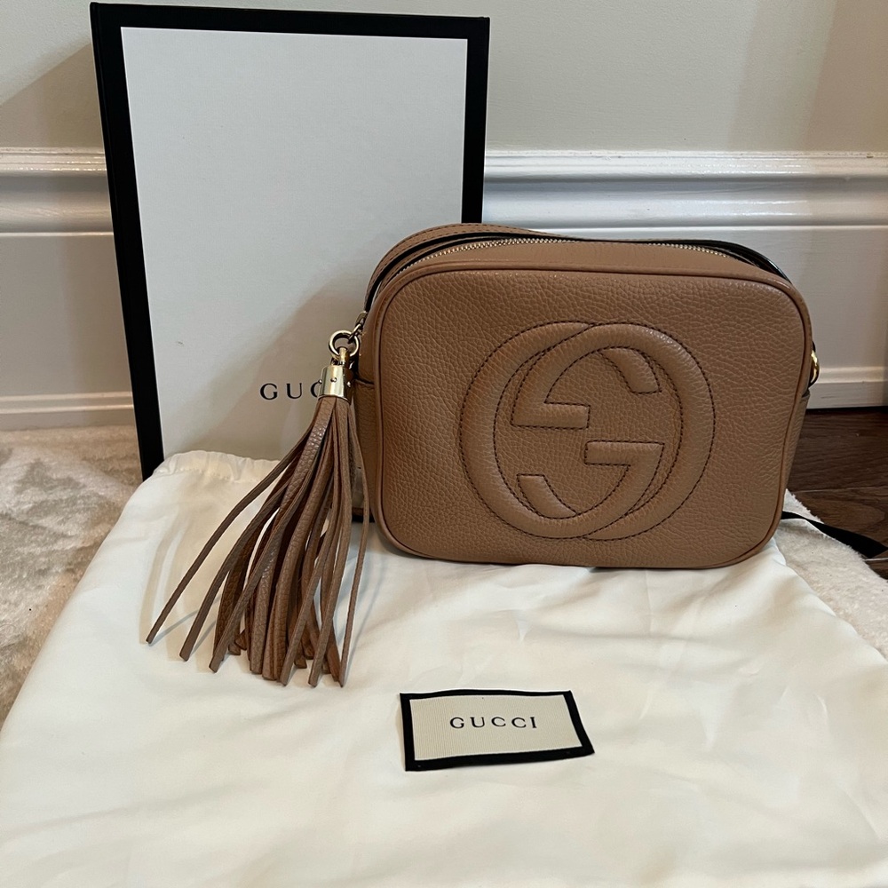 Gucci Soho Disco Bag in Rose Beige